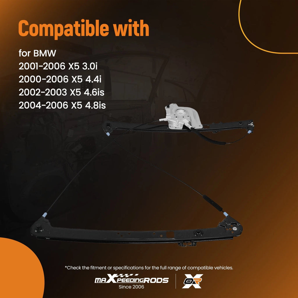 Power Window Regulator for BMW X5 (2000-2006)