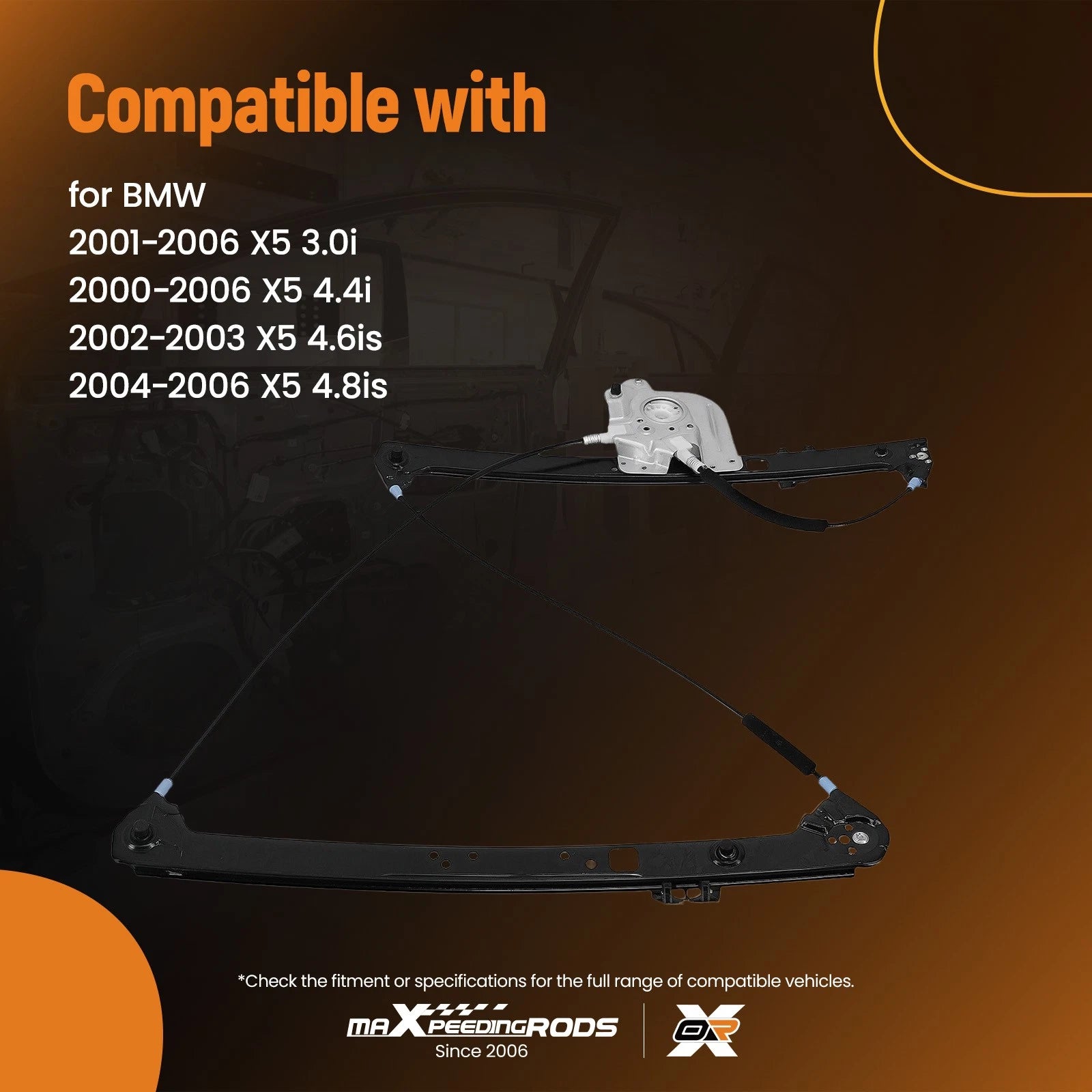 Power Window Regulator for BMW X5 (2000-2006)