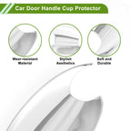 Set of 4 Chrome Door Handle Cup Protectors for BMW X3 (2022–2023)