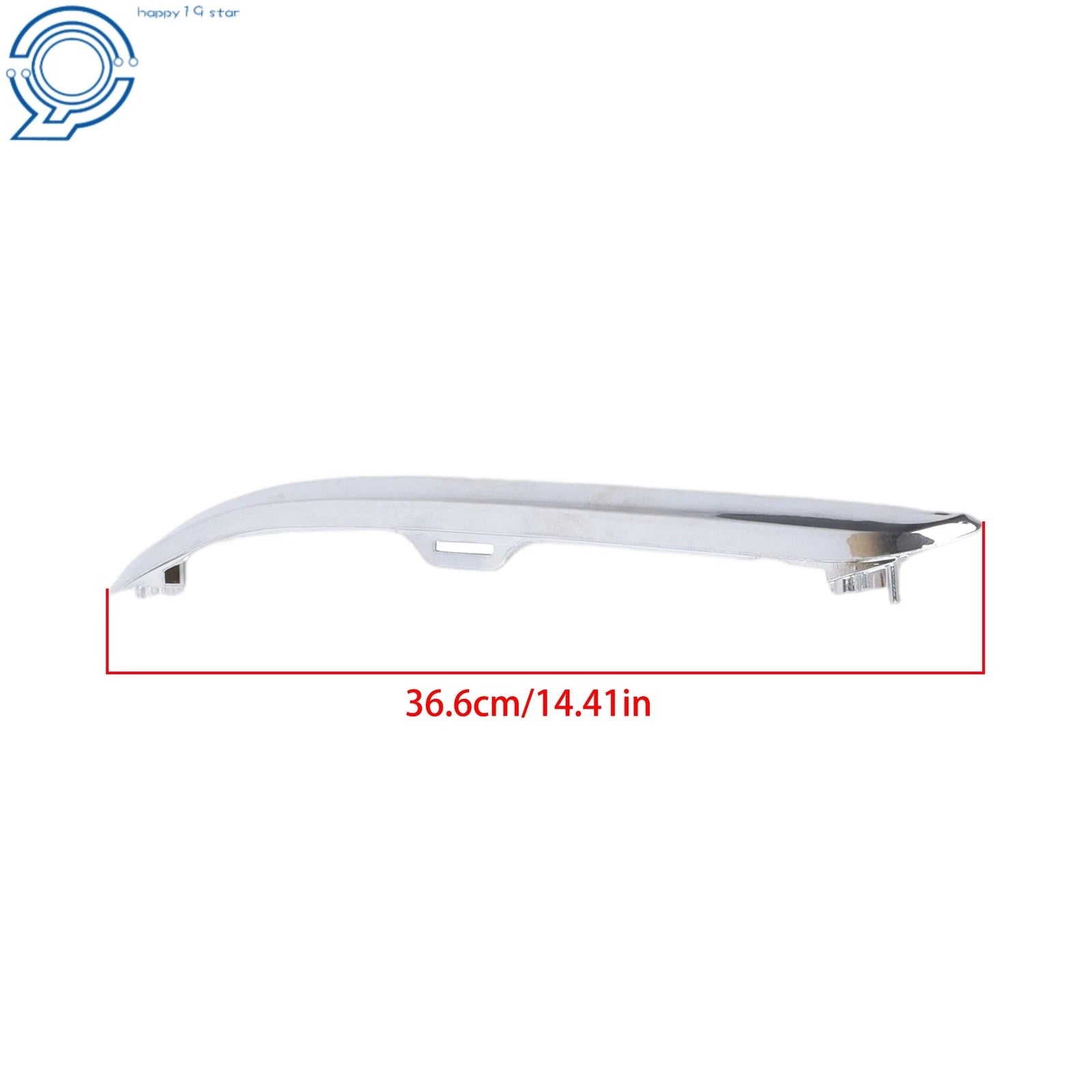 Set of 2 Chrome Bumper Trims for Honda Pilot (2019–2022)