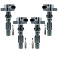 Set of 4 Ignition Coils & Iridium Spark Plugs for Mazda 3 6 CX-7 MX-5 (2004–2015)