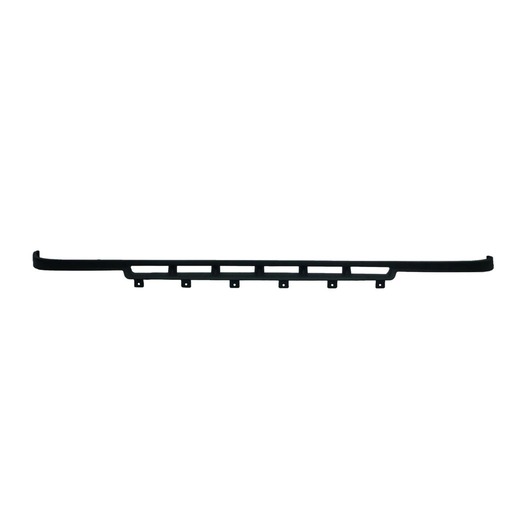 Replacement Black Textured Plastic Front Lower Valance Panel w/Accent Color