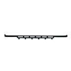 Replacement Black Textured Plastic Front Lower Valance Panel w/Accent Color