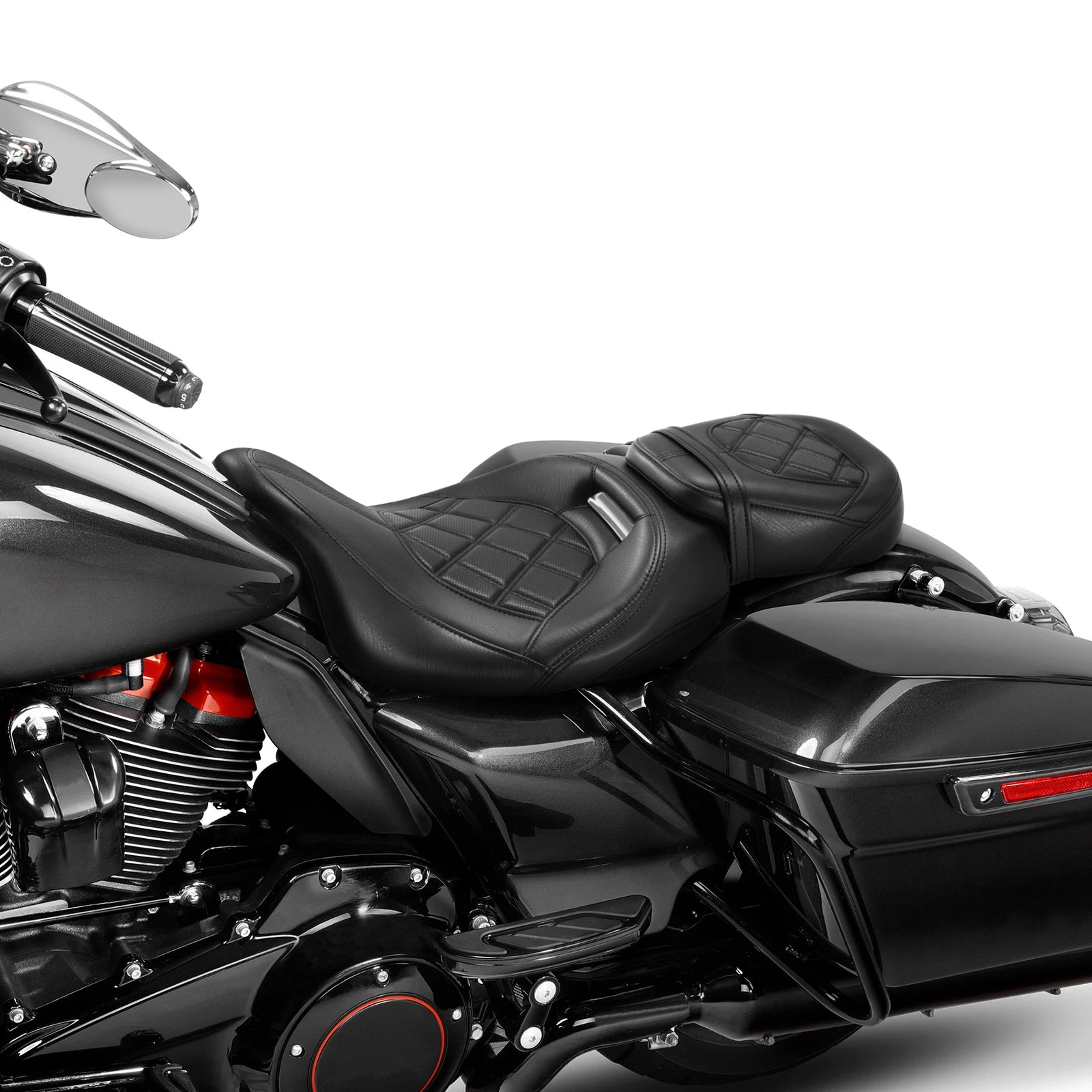 Rider Driver & Passenger Seats for Harley Electra Road Street Glide (2009–2023)