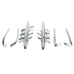 Set of 2 Chrome Fairing Premier Shark Gills for Honda Goldwing GL1800 (2001–2011)