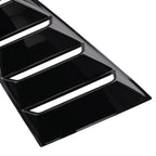 ABS Black Side Window Louvers for Ford Mustang 2-DR Coupe (2015–2020)