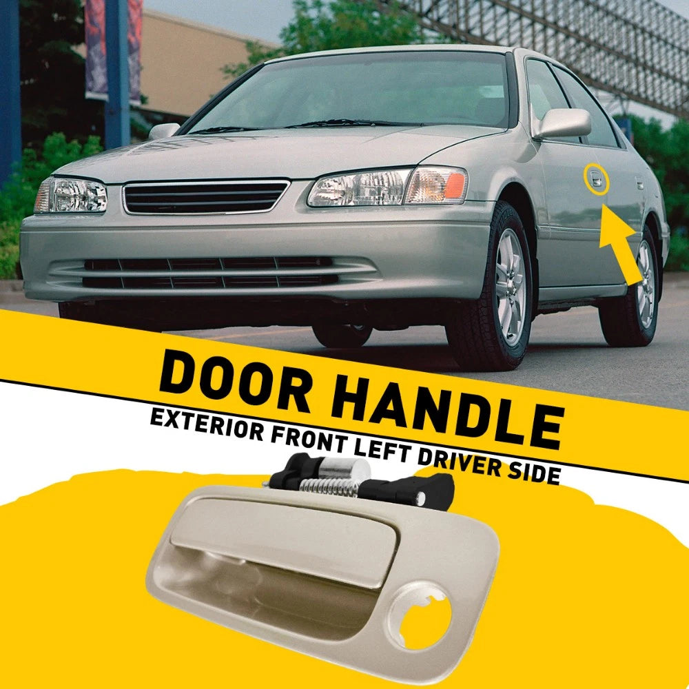 Outside Door Handle for Toyota Camry (1997–2001) Beige Left Driver Side
