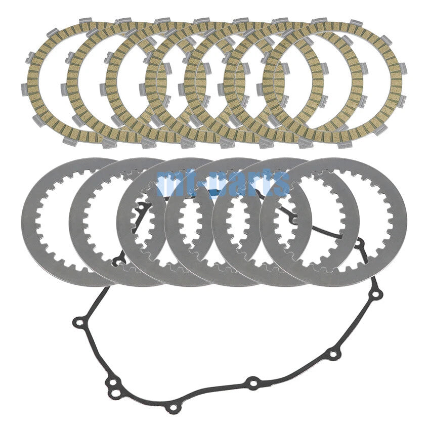 Clutch Friction Steel Plates Gasket for Yamaha MT-07 XSR700 (2016–2024)