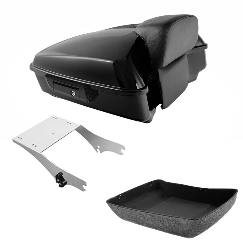 Chopped Trunk 2-Up Mount Rack for Harley Touring Road King Glide (1997–2008)
