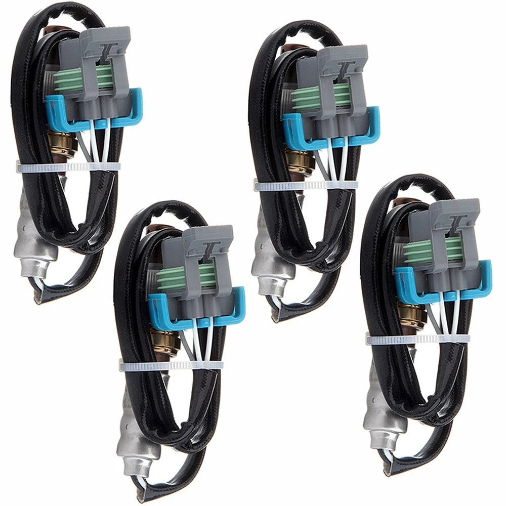 Set of 4 Upstream Downstream Oxygen Sensors O2 for Chevy GMC Express Savana 3500 (2001–2002)