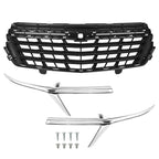 Front Bumper Upper Grille with Chrome Trim for Chevrolet Equinox (2022–2024)