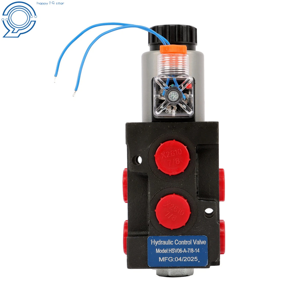 Hydraulic Selector Valve 12V DC 6 Port 13 GPM for Automotive Applications