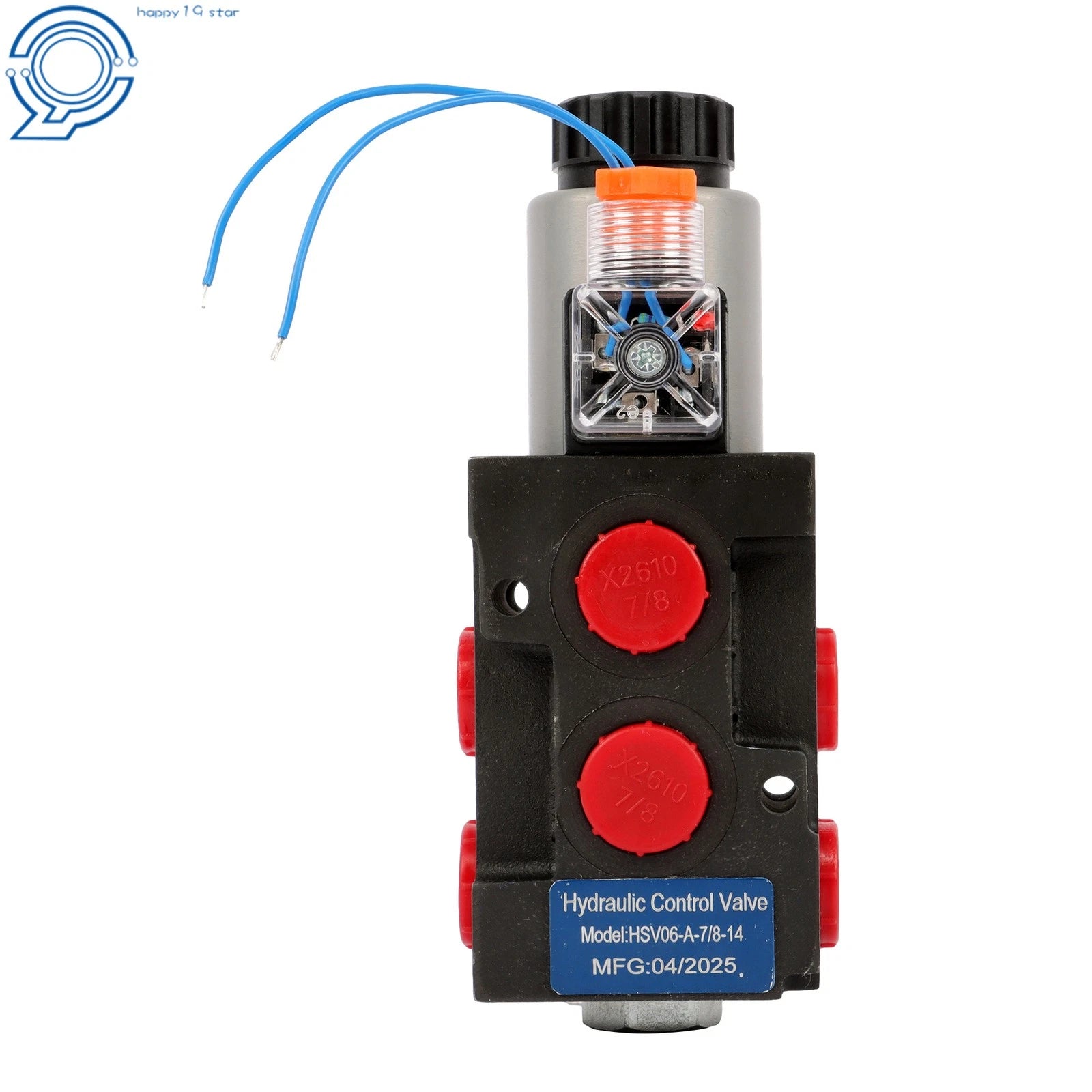 Hydraulic Selector Valve 12V DC 6 Port 13 GPM for Automotive Applications