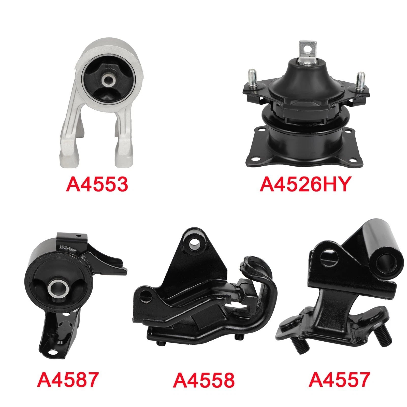 5Pcs Engine Motor & Trans Mount for Honda Odyssey (2007) 9530 9427