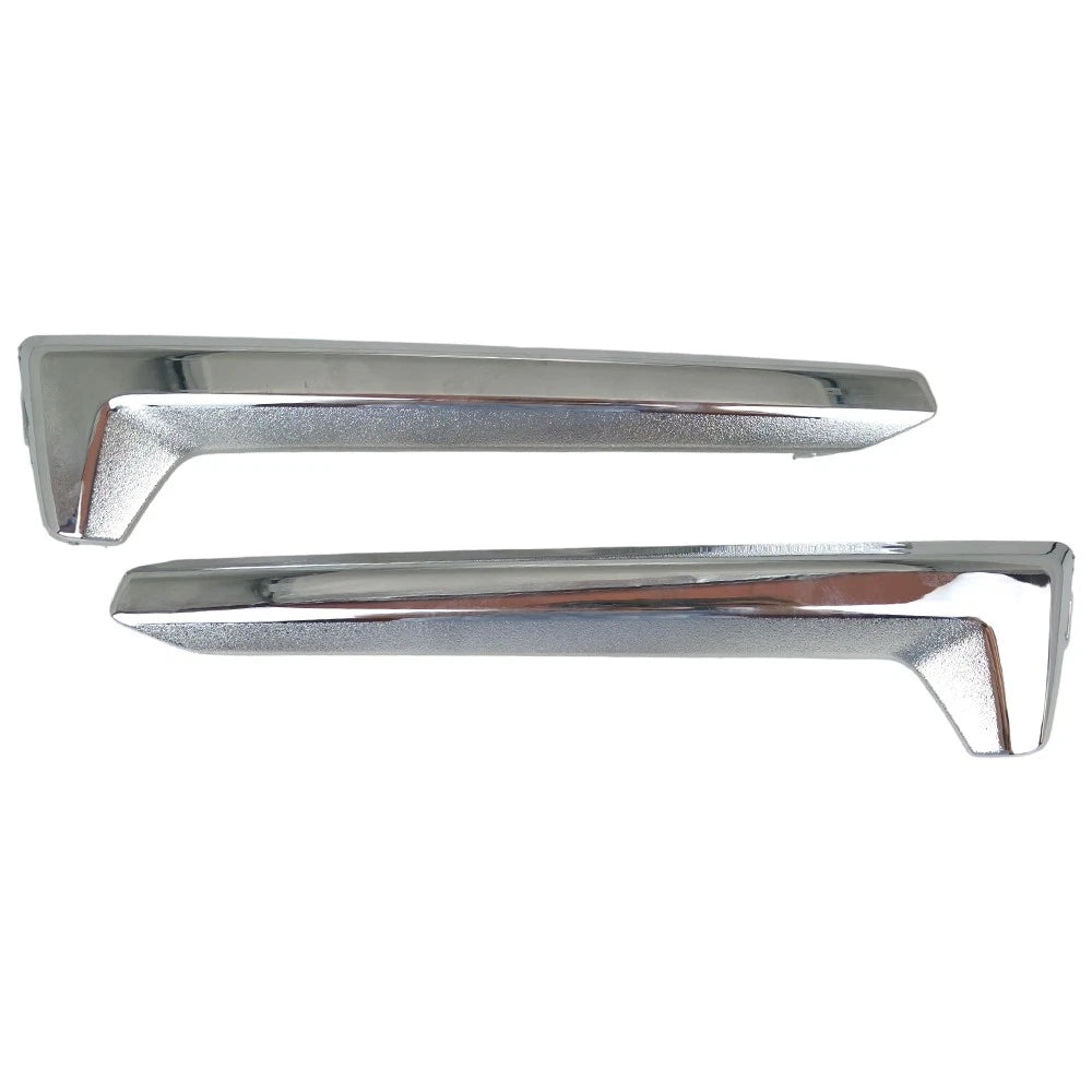 2Pcs Front Fog Light Cover Trim Chrome for Subaru Forester (2017–2018)