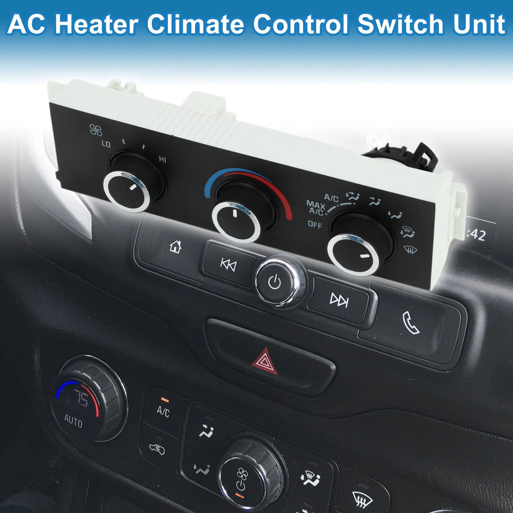 HVAC A/C Heater Climate Control Panel for Chevrolet Express 1500 2500 3500 4500 (2003–2021)
