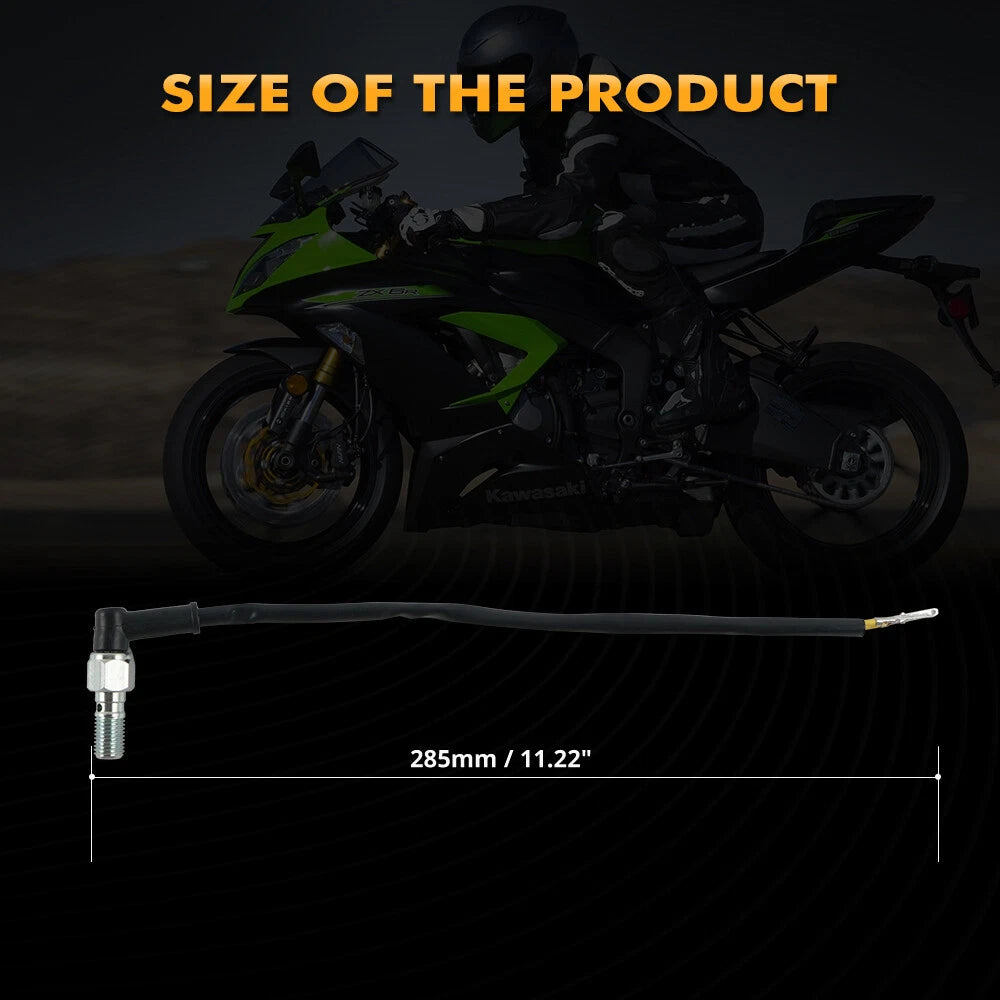 Hydraulic Pressure Brake Light Switch Banjo M10x1.25 for Motorcycle