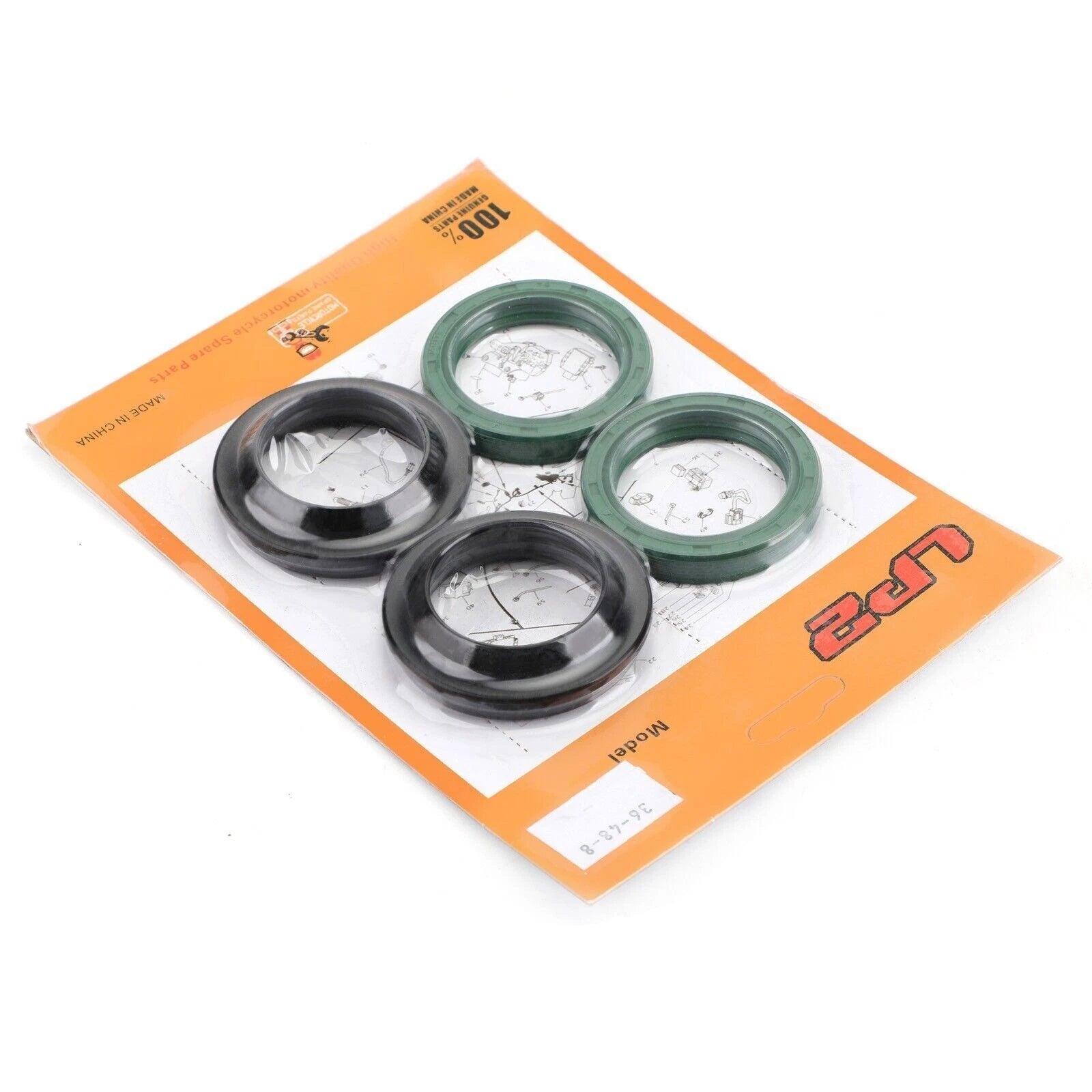 Fork Oil Seal Wiper Set for Suzuki PE175 PE250 PE400 RG250W (1977–1984)