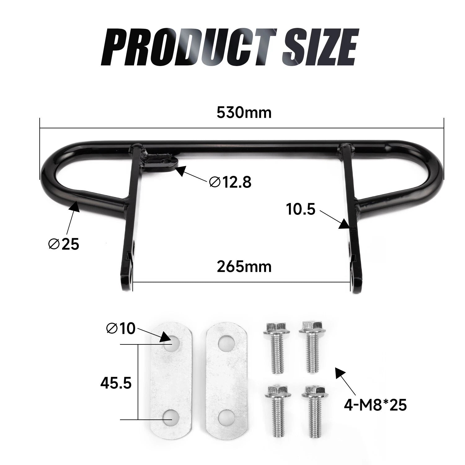 Back Rear Bumper Grab Bar for Suzuki LTZ400/Kawasaki KFX400/Arctic Cat DVX400 (2003–2009)