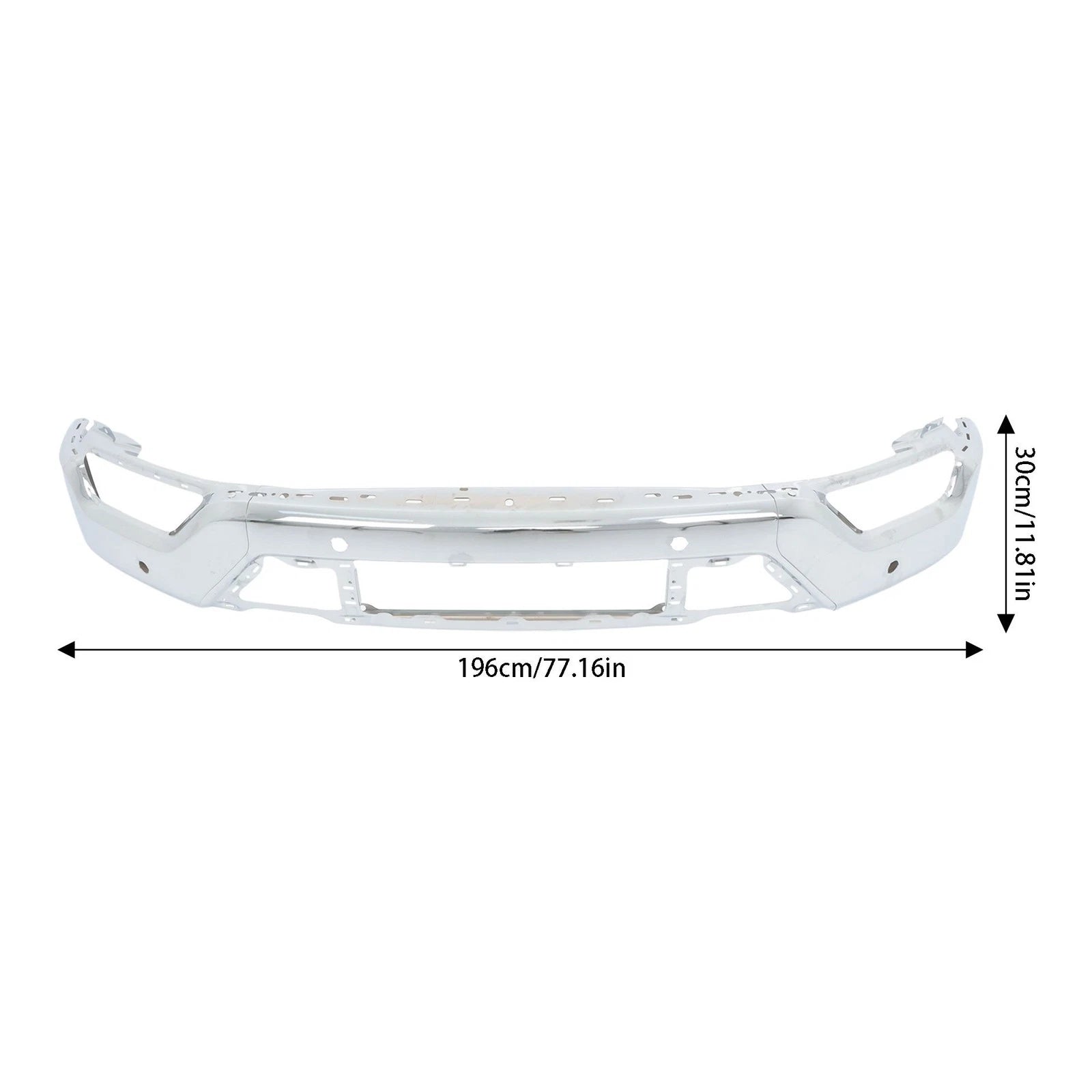Chrome Split Bumper Face Bar for Ford F-150 (2021–2023)