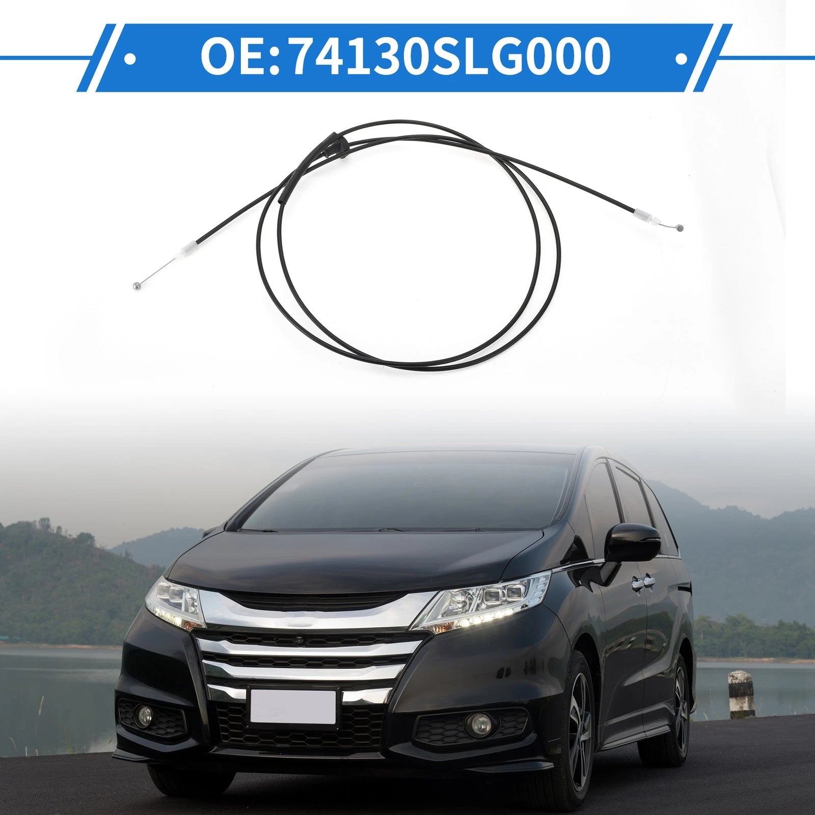Hood Release Cable No. 74130SLG000 for Honda Odyssey (2009–2014)