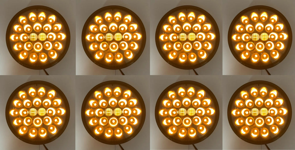 LED Park Light 4 Inch Pearl Amber Replacement for Vehicle (2000–2010)
