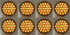LED Park Light 4 Inch Pearl Amber Replacement for Vehicle (2000–2010)