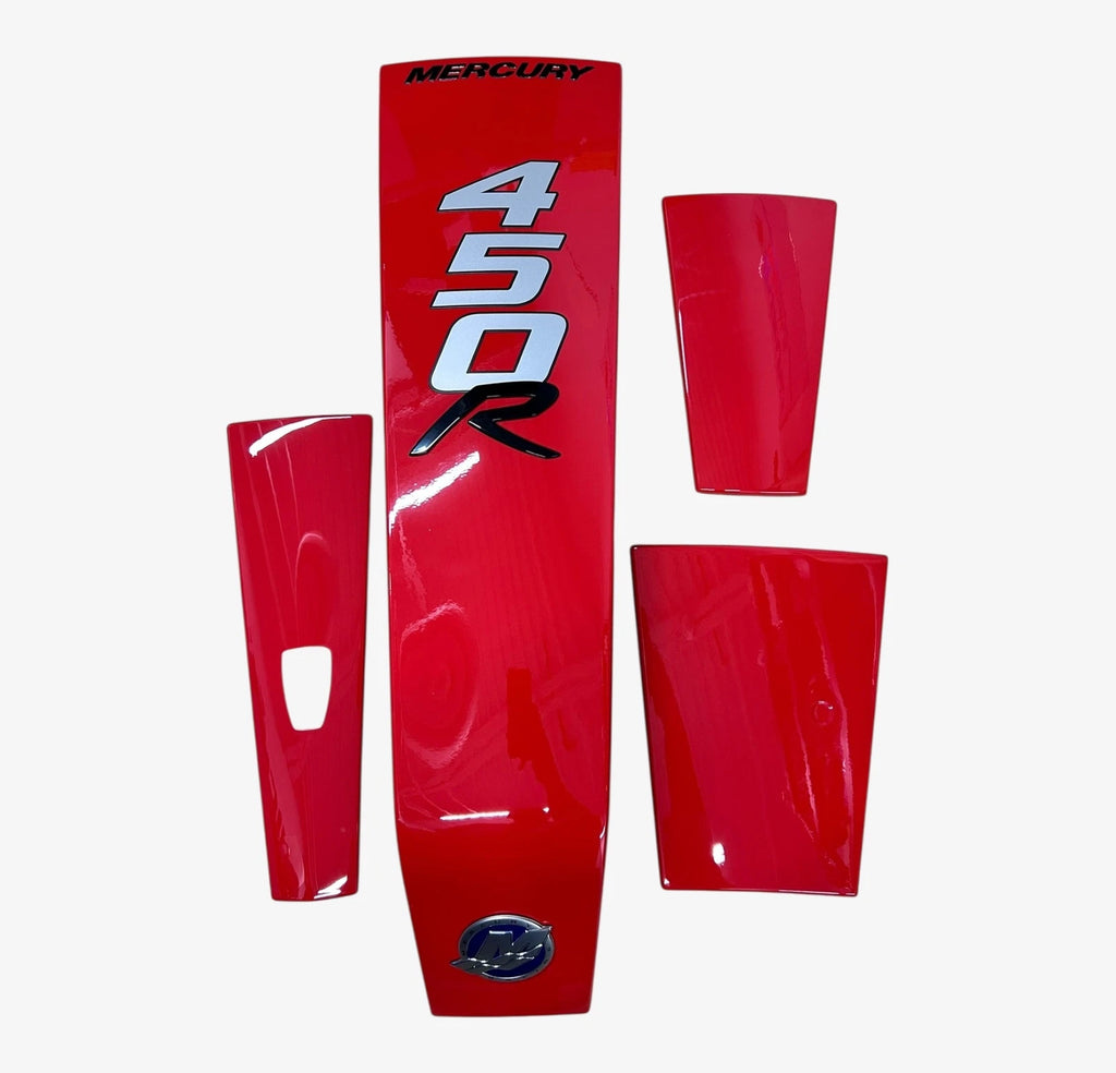 Cowling Accent Panel Kit for Mercury 450R V6/V8 (8M0147691) Red