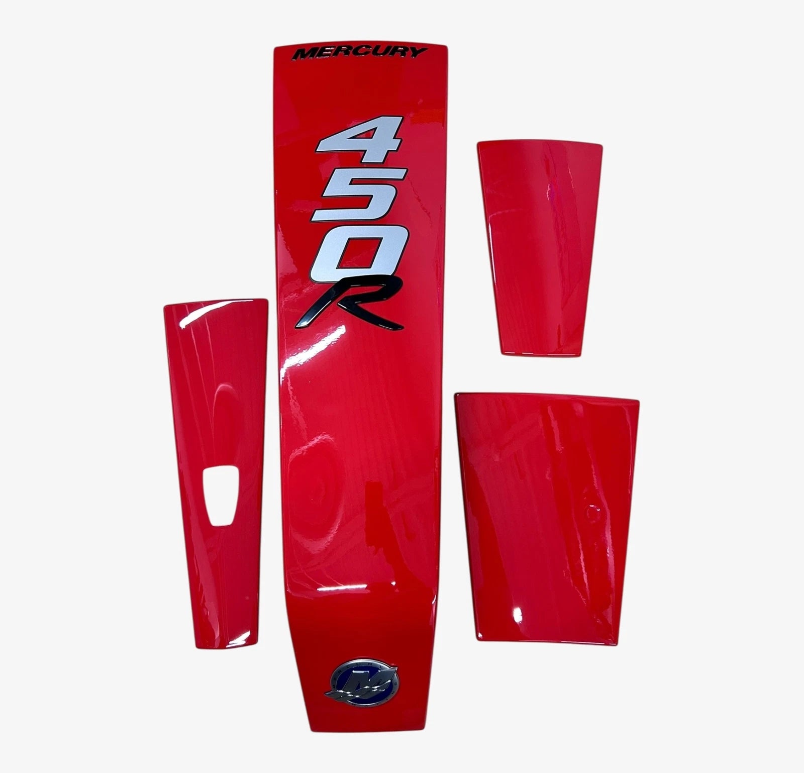 Cowling Accent Panel Kit for Mercury 450R V6/V8 (8M0147691) Red