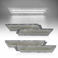 4X Clear Lens Front Side Marker & Rear Lights Housing for Chevy Camaro (2010–2015)