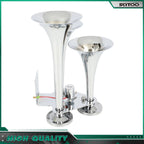3 Trumpet Train Horn Kit for Truck Van Car Boat (Electric Air Horn 152DB)