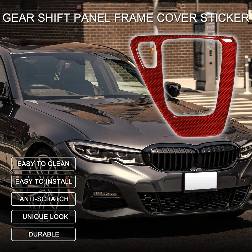 Gear Shift Panel Frame Cover Sticker for BMW 3 Series E90 E92 E93 (2005-2012)