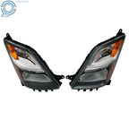 Set of 2 Black Halogen Headlights for Toyota Prius (2006-2009)
