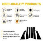6pcs Pillar Post Trim Cover for Honda Accord (2018–2022)