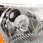 Set of 2 Chrome Headlights for Toyota Prius (2006–2009)