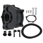 Air Filter System for Harley Dyna Softail (2000–2017) Aluminum Black