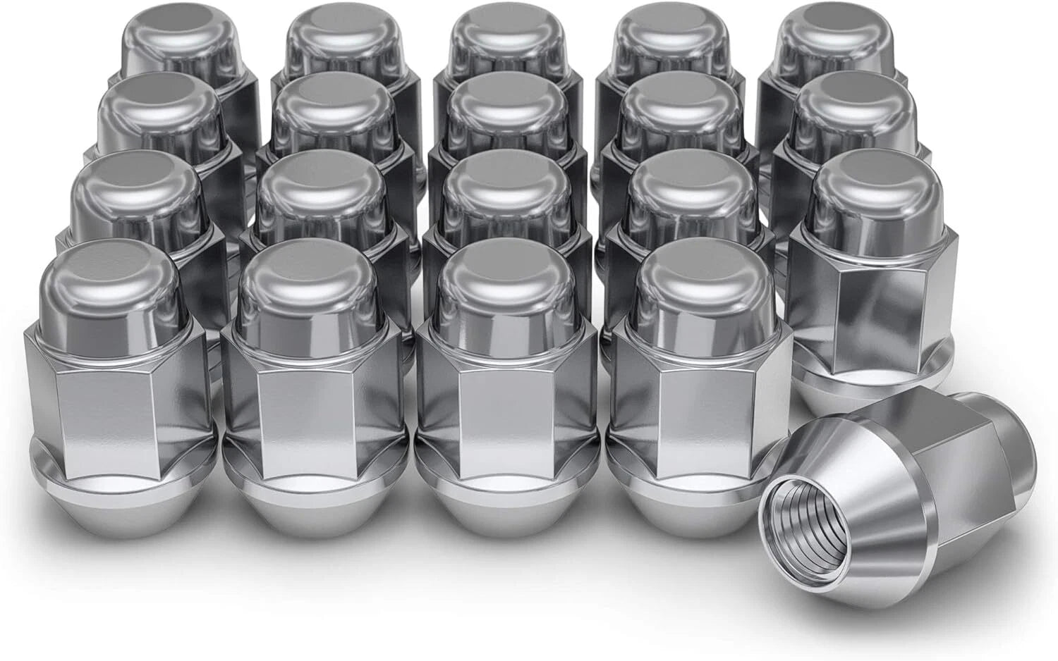 12mmx1.5 Closed End Bulge Acorn Lug Nut for Ford Focus Fusion Escape (2006–2006)