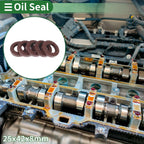 Set of 5 Oil Seal Rotary Shaft Seal FKM Rubber 25x42x8mm