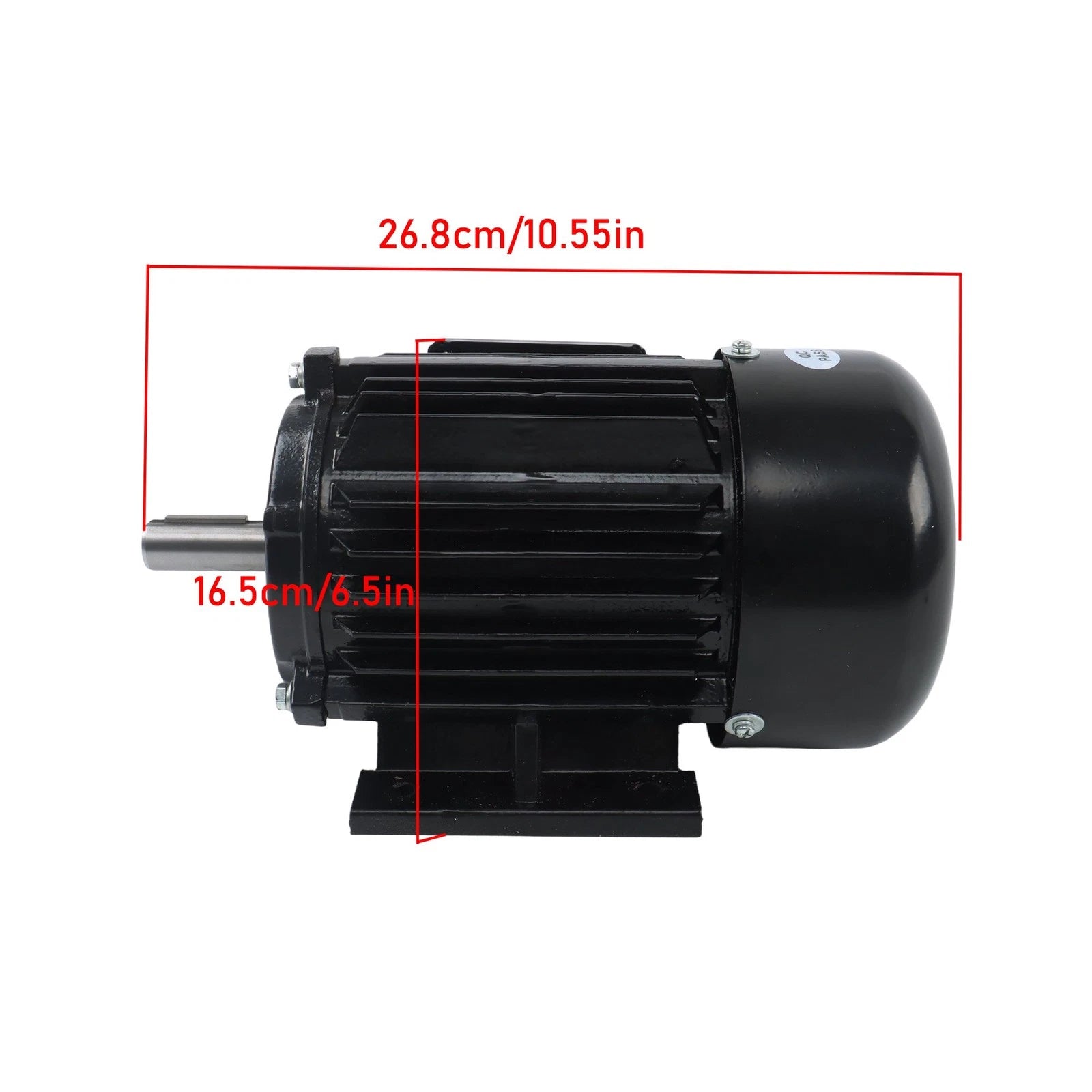 1HP Electric Motor for General Electric 143T Frame (1800 RPM)