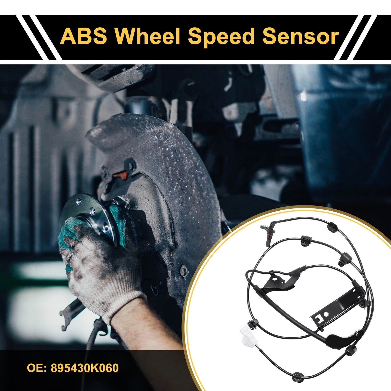 ABS Wheel Speed Sensor No. 895430K060 for Toyota Hilux (2015–2021) Front Left