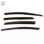 Set of 4 Window Visors for Ford Focus 4DR (2008-2011) Rain Guard Deflector