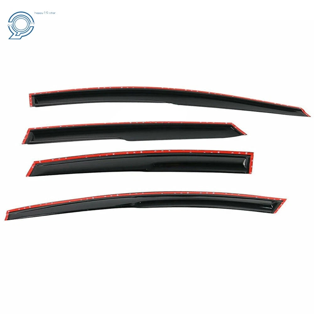 Set of 4 Window Visors for Ford Focus 4DR (2008-2011) Rain Guard Deflector