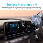 2X 12.3" PET Display Cover for Hyundai Kona (2024–2025)
