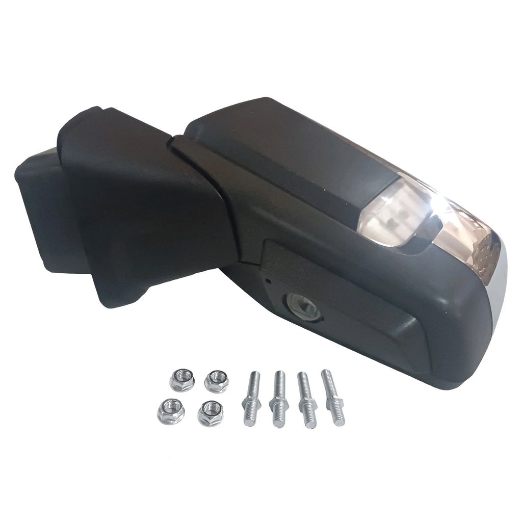 Left Towing Mirrors for Chevy Silverado 1500 (2019–2024) Power Glass Heated Chrome LED