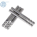 Set of 5 Carbide End Mills for Various Applications (3/16" Flute, 2" Length)