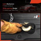 Gooseneck Trailer Hitch Ball & Safety Chain Kit for GM Nissan Trucks