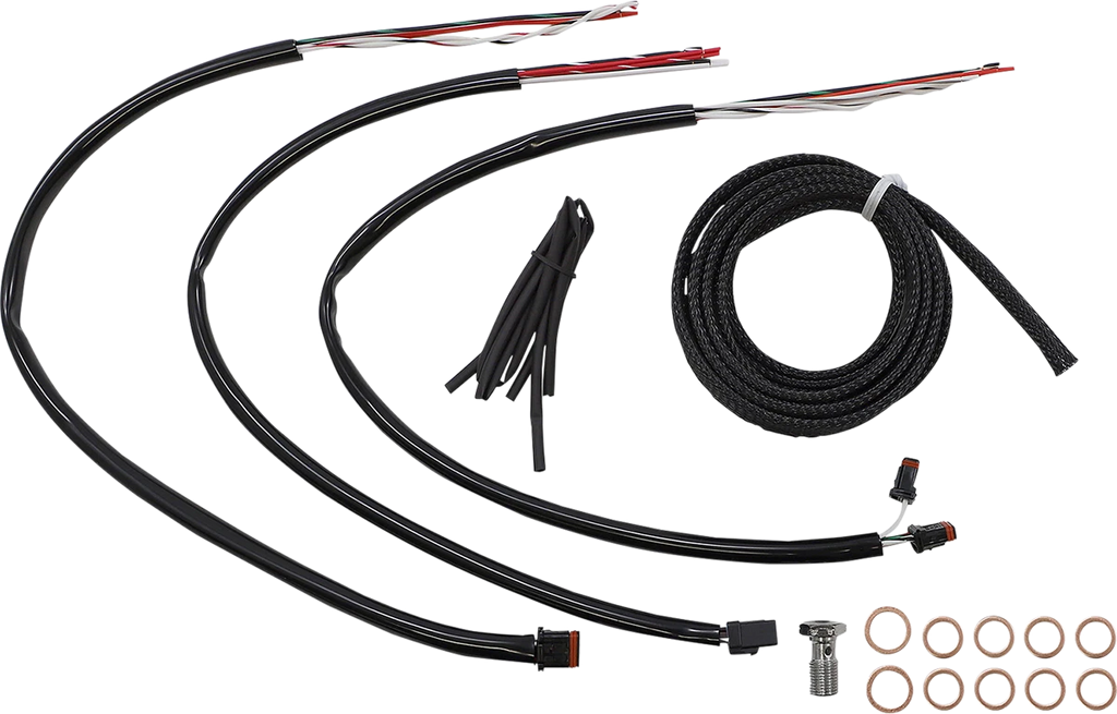 Handlebar Cable/Brake Line Kit for LA Choppers (12" - 14" Handlebars)