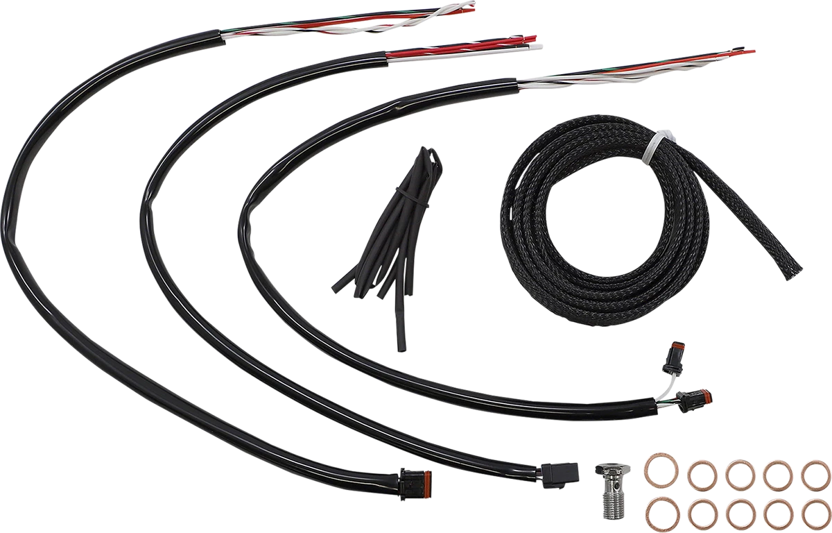 Handlebar Cable/Brake Line Kit for LA Choppers (12" - 14" Handlebars)