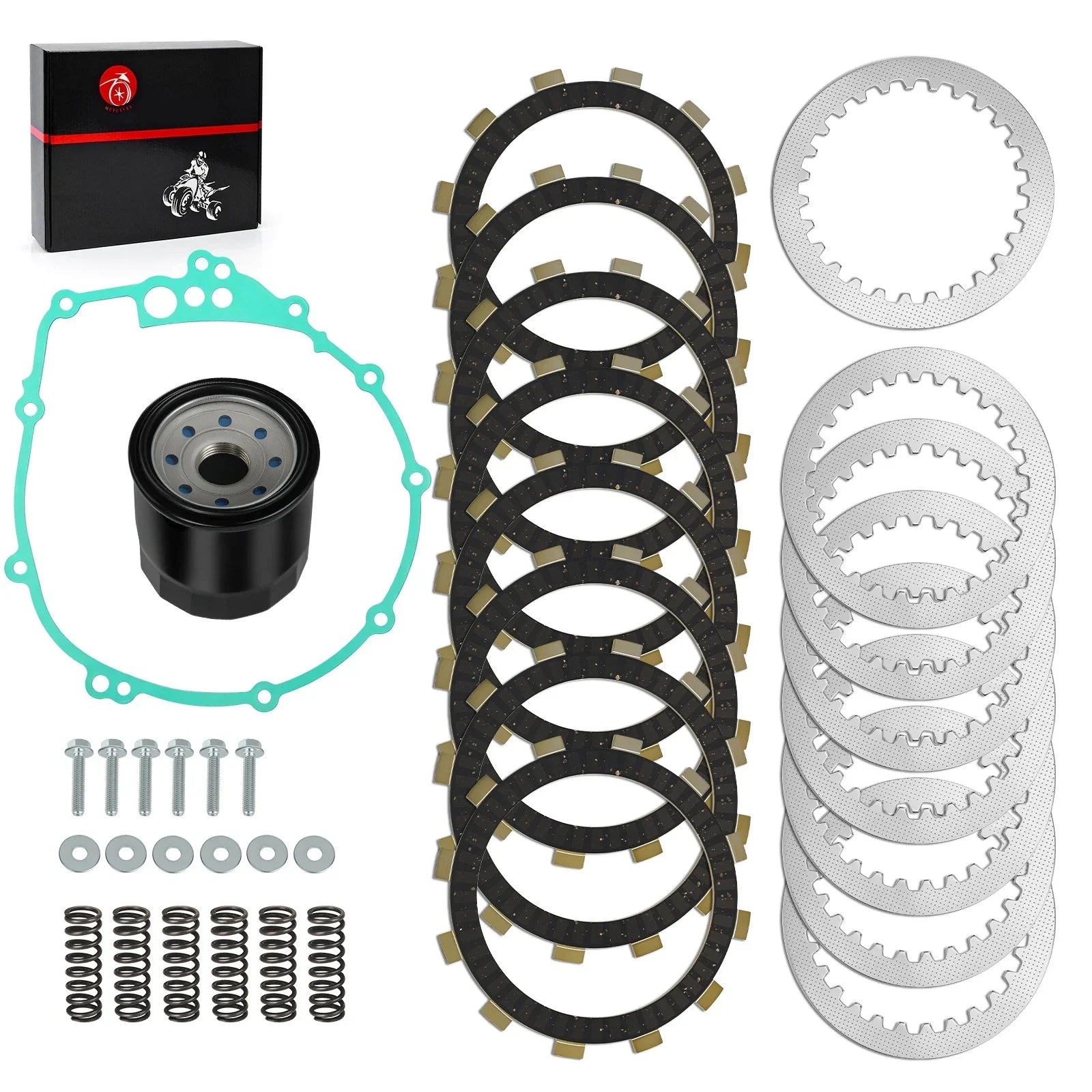 Complete Clutch Kit Springs W/Gasket for Yamaha FZ6/FZS600 (2004–2009)