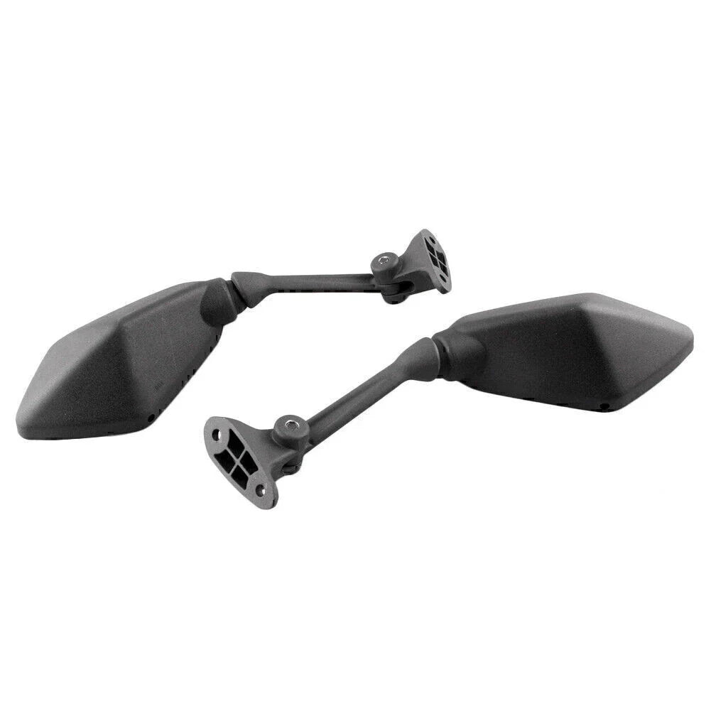 Black Left & Right Rearview Mirrors for KAWASAKI NINJA ZX6R (2009-2012)